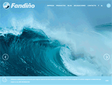 Tablet Screenshot of fandino.es